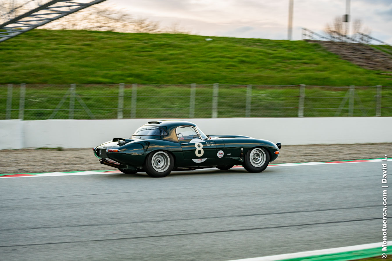 #8 Jaguar E-Type 3.8 - Xavier Galant - 2025 Espiritu de Montjuic - 2
