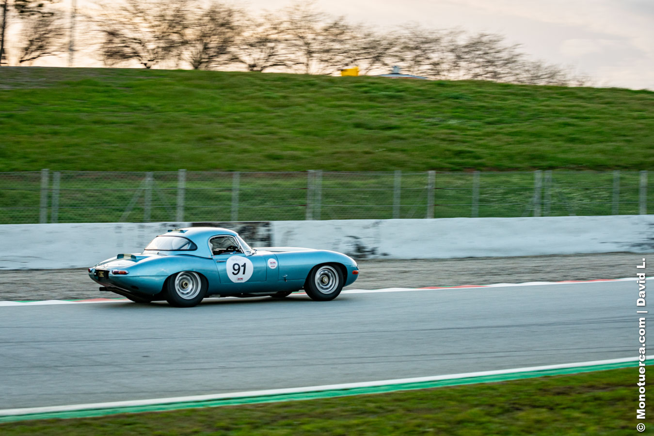 #91 Jaguar E-Type Lightweight - Marcus Anderson / Mark Blair - 2025 Espiritu de Montjuic - 2