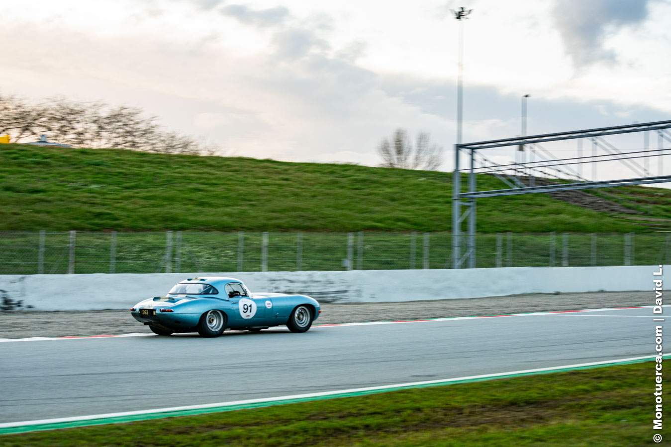 #91 Jaguar E-Type Lightweight - Marcus Anderson / Mark Blair - 2025 Espiritu de Montjuic - 3