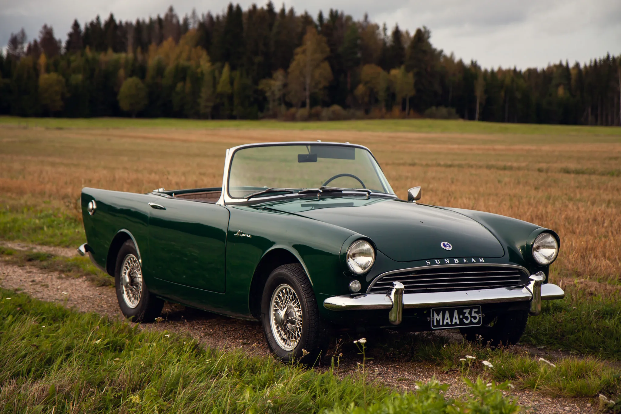 Sunbeam Alpine Model Line - 4 Sunbeam Alpine Model Line